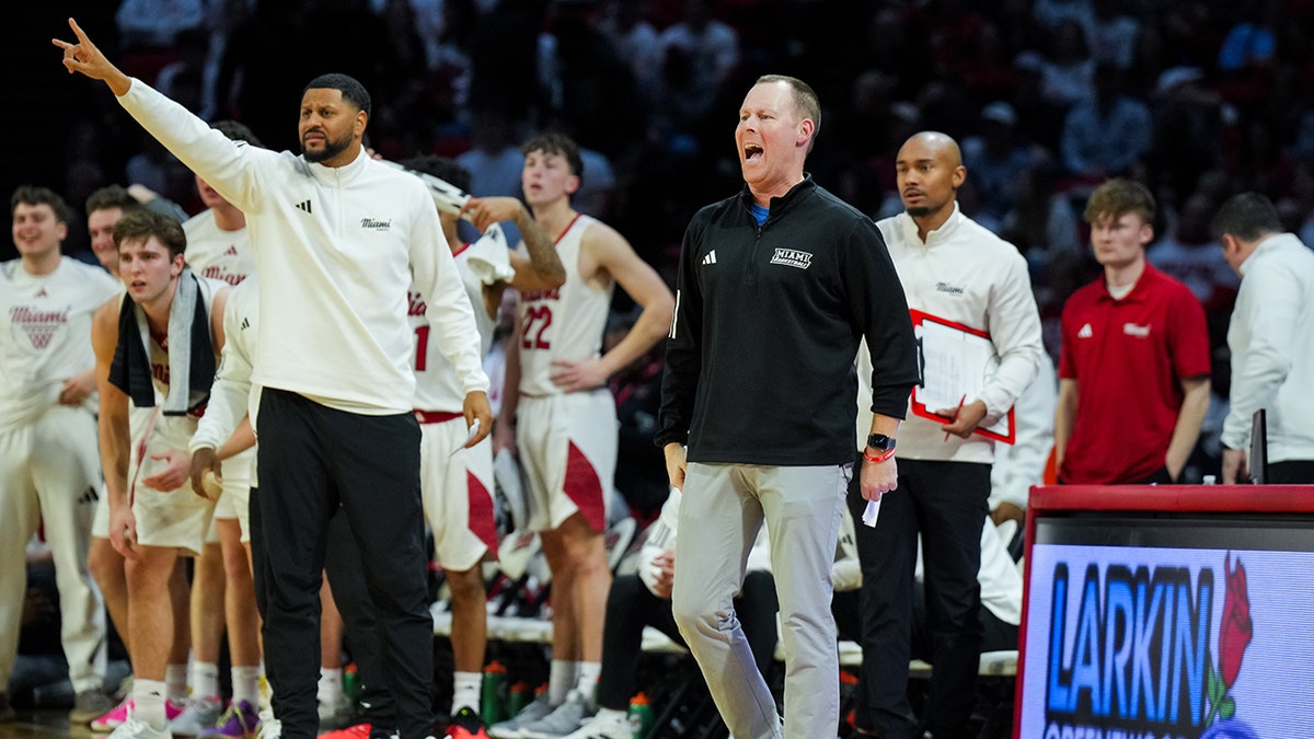 Travis Steele on the bench