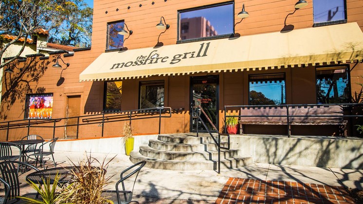 The Mossfire Grill building.