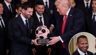Alex Rodriguez joins Trump's White House fete for Lionel Messi, Inter Miami