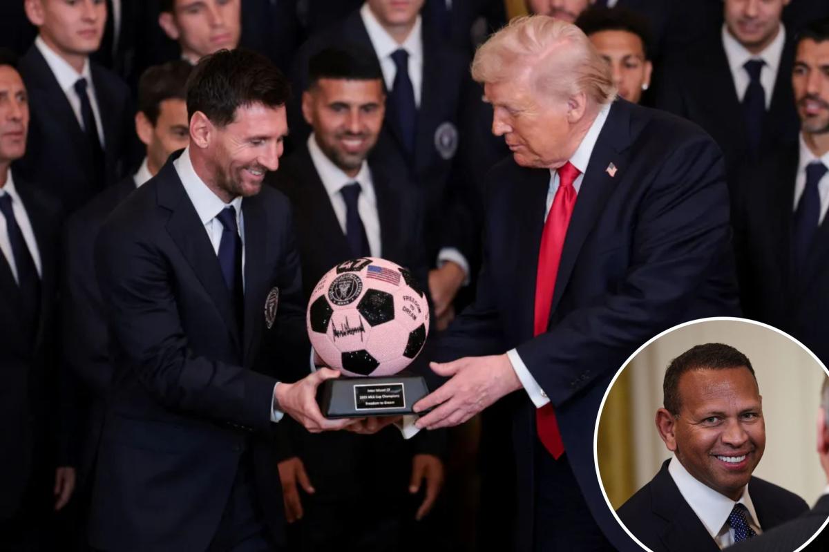 Alex Rodriguez joins Trump's White House fete for Lionel Messi, Inter Miami