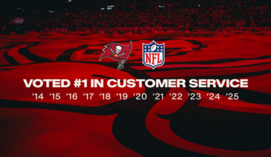 Tampa Bay Buccaneers Rank No. 1 in Customer Service for 12th Consecutive Year