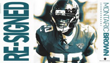 Jaguars Re-Sign CB Montaric Brown