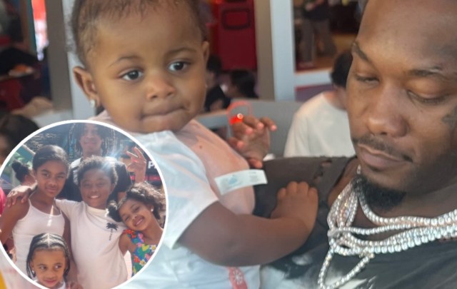 OFFSET ENJOYS FAMILY DAY OUT IN ORLANDO WITH ALL SIX OF HIS CHILDREN