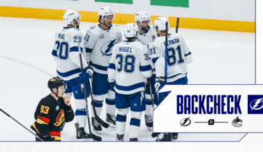 The Backcheck: Bolts let offense rain in Thursday win over Canucks