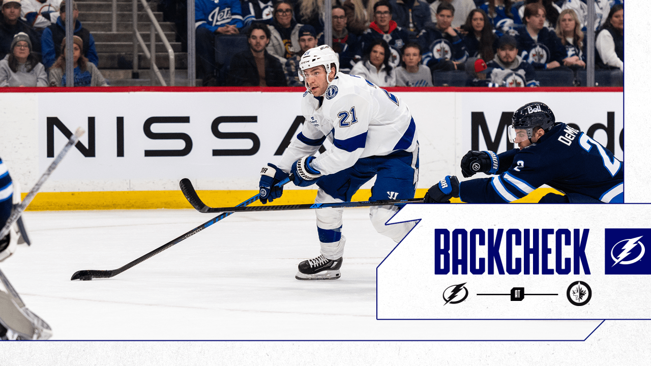 The Backcheck: Lightning comeback bid comes up short in Winnipeg