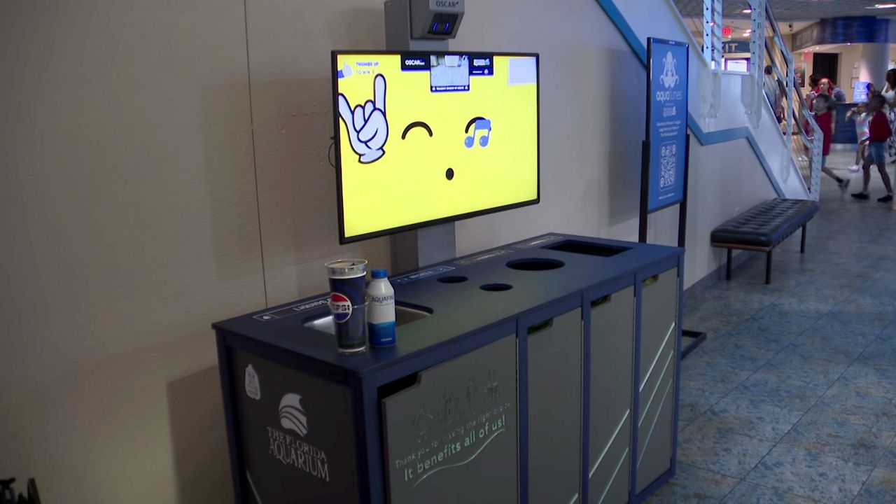 The Florida Aquarium uses AI to teach recycling