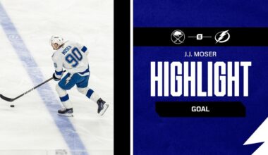 TBL at BUF | Moser ties it for Tampa