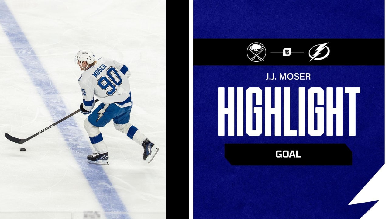 TBL at BUF | Moser ties it for Tampa