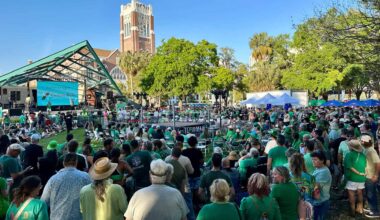 People at an outdoor festival