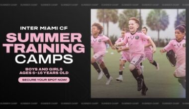 Inter Miami CF Launches Second Edition of Summer Camps