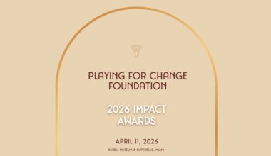 Wyclef Jean and Nigel Barker to Be Honored at the 2026 Playing For Change Foundation Impact Awards in Miami
