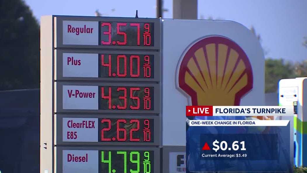 Middle East tensions push Florida gas prices up, Palm Beach County tops the state