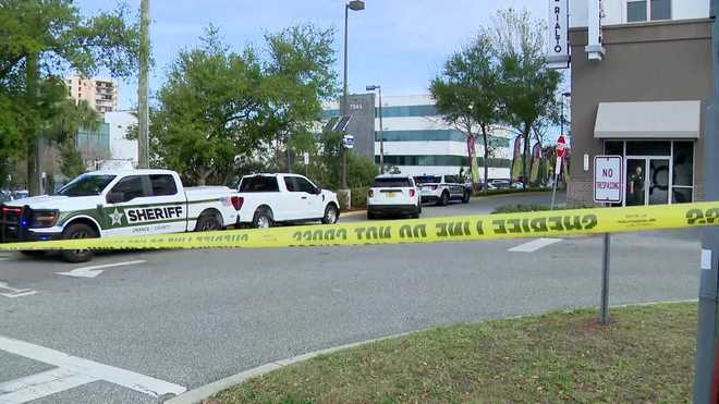 First responders and Orange County Sheriff's deputies are on scene at a business on W. Sand Lake Road First responders and Orange County Sheriff's deputies are on scene at a business on W. Sand Lake Road