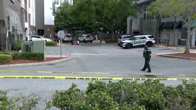 First responders and Orange County Sheriff's deputies are on scene at a business on W. Sand Lake Road First responders and Orange County Sheriff's deputies are on scene at a business on W. Sand Lake Road