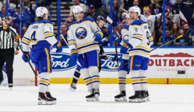 Norris scores twice, Sabres cruise past Lightning