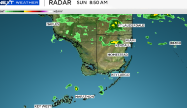 Rainy day expected across South Florida as high rip current risk in effect for beaches