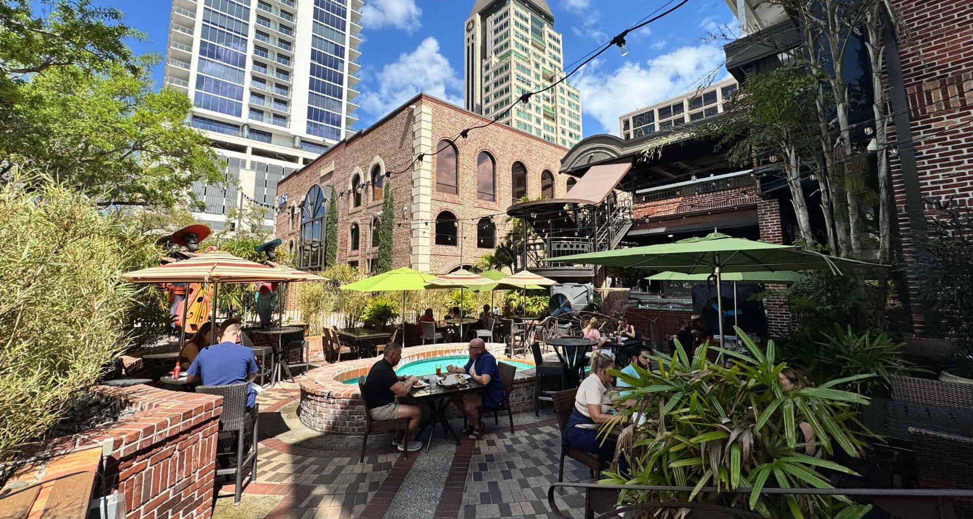 The exterior of a restaurant