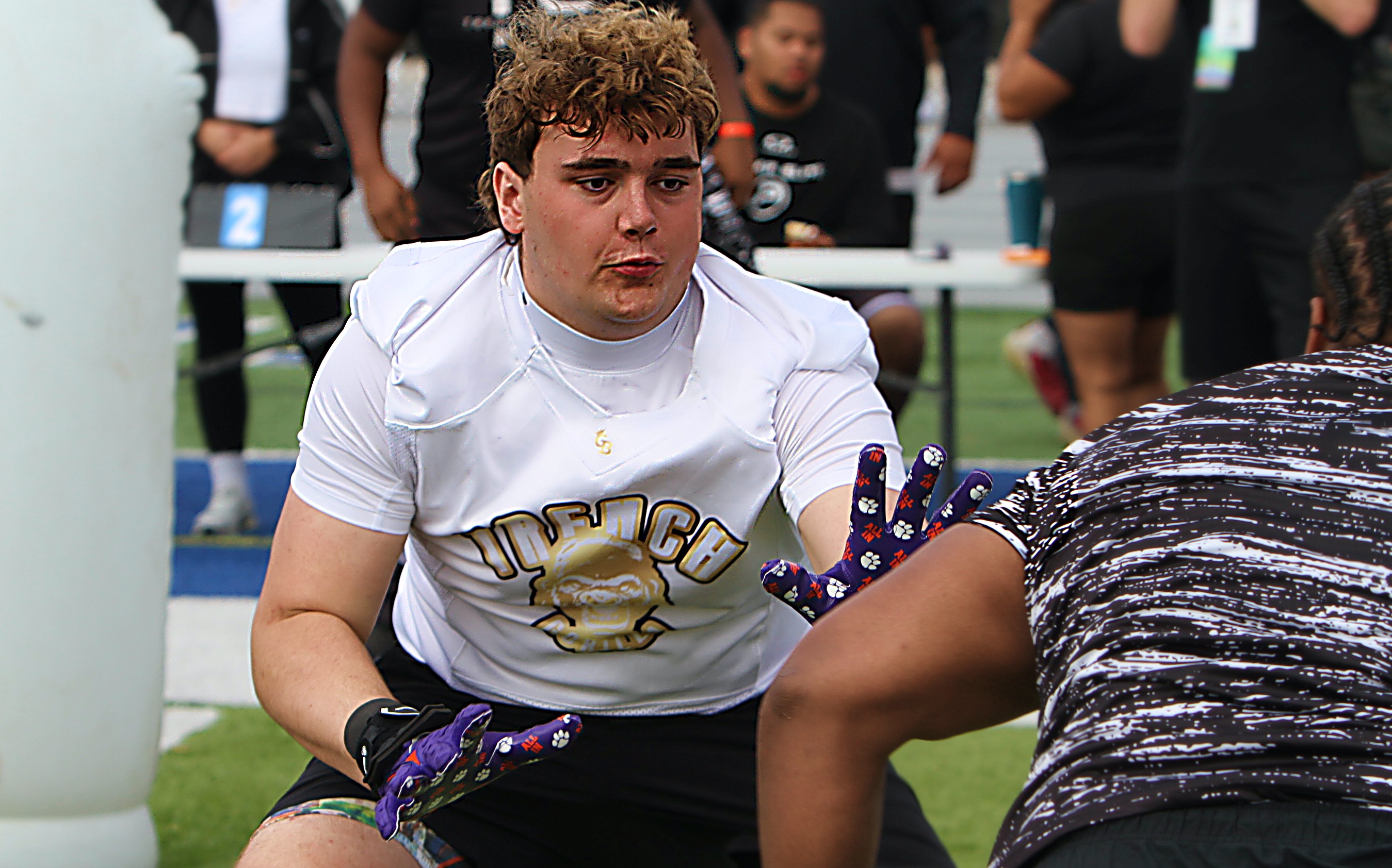 TFA 2027 offensive lineman Reed Ramsier at the 2026 Orlando...