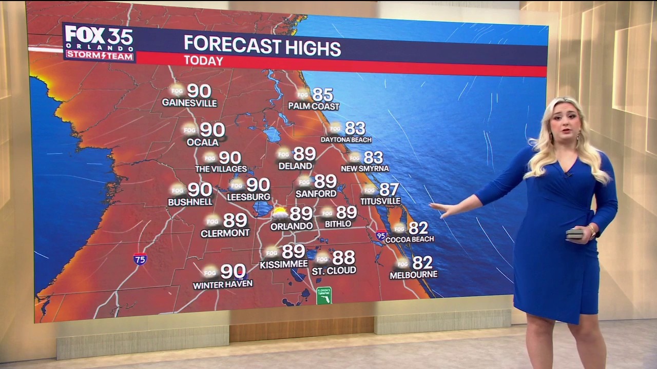 Orlando AM Weather Forecast: Dry, hot Tuesday but rain on the way