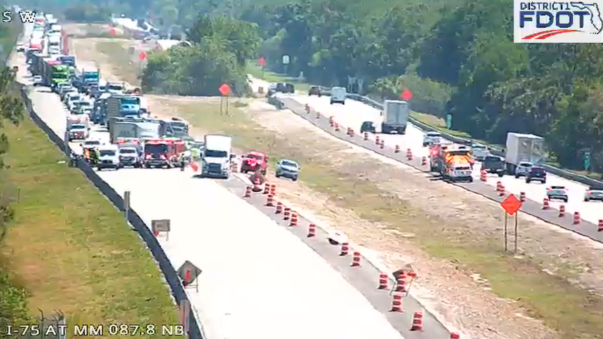 Deadly crash shuts down northbound lanes of Florida's Alligator Alley