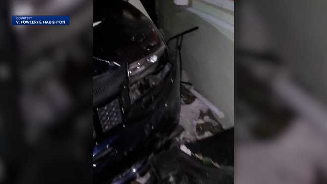 WATCH: Florida off-duty firefighter accused of crashing into a home watch: florida off-duty firefighter accused of crashing into a home