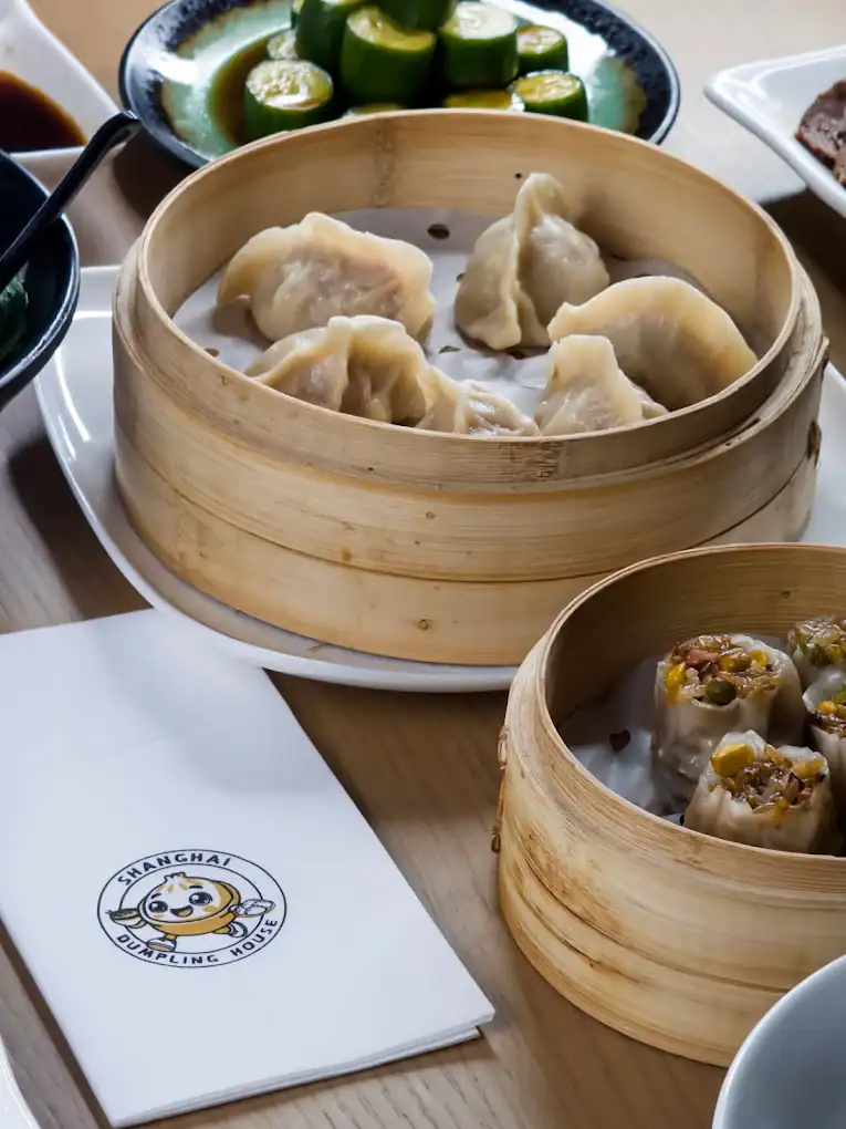 Plates of food at a restaurant