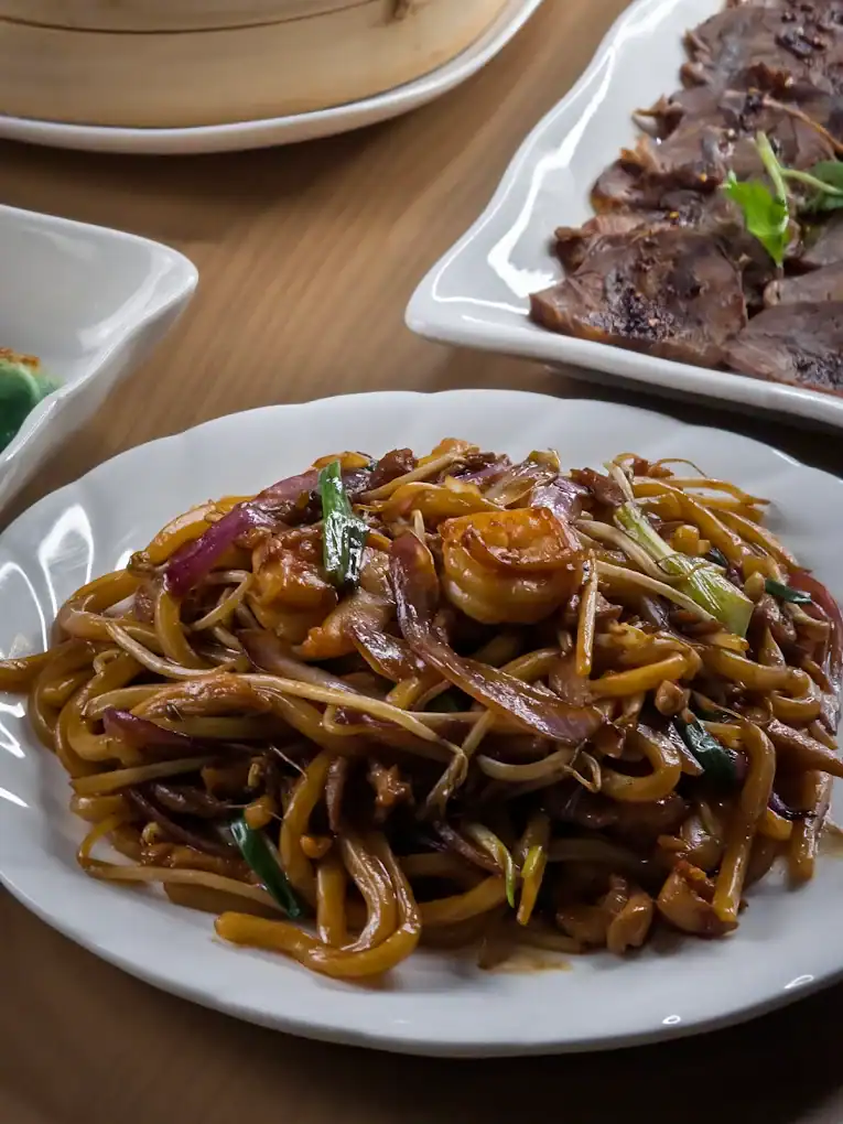 Plates of food at a restaurant