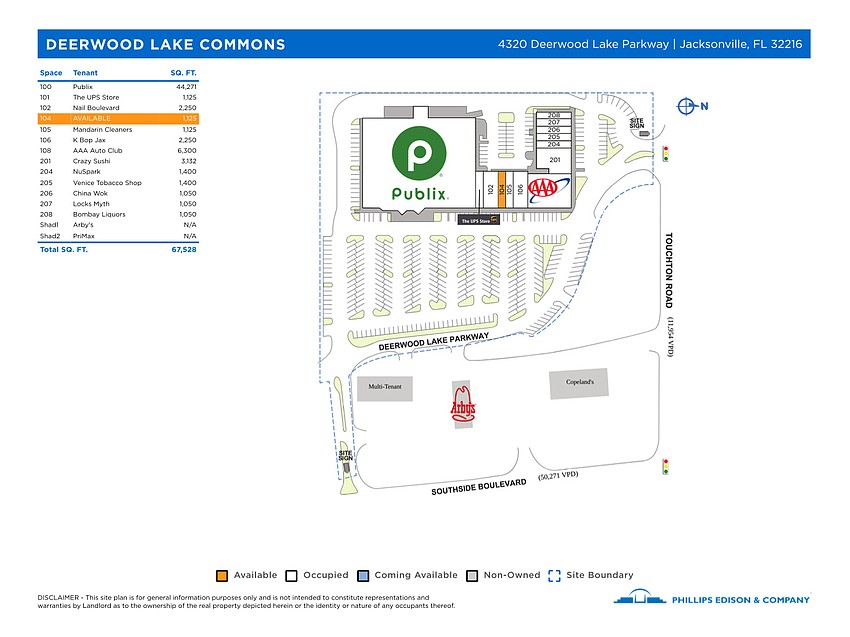 Publix anchors Deerwood Lake Commons at 4320 Deerwood Lake Parkway near Tinseltown. Publix anchors Deerwood Lake Commons at 4320 Deerwood Lake Parkway near Tinseltown.