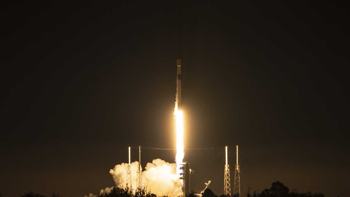 SpaceX launching Falcon 9 rocket from Florida's Space Coast