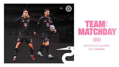 Messi and Luján Named to MLS Team of the Matchday