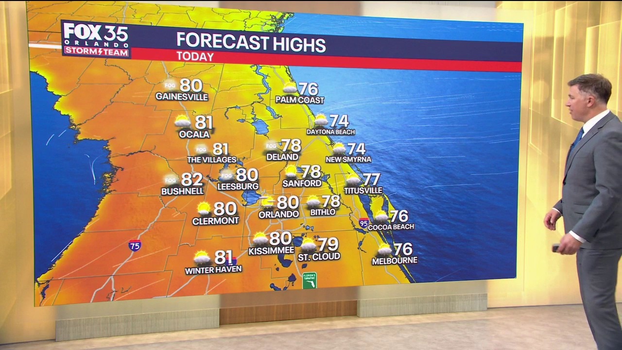 Orlando AM Weather Forecast: Warm week ahead