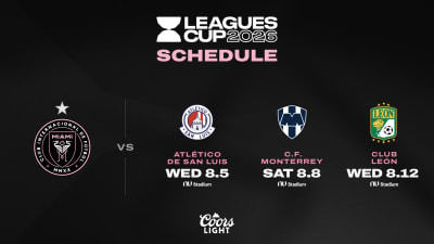 Inter Miami CF’s Leagues Cup 2026 Phase One Schedule Announced