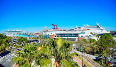 Cruise Ships Docked in Tampa, Florida