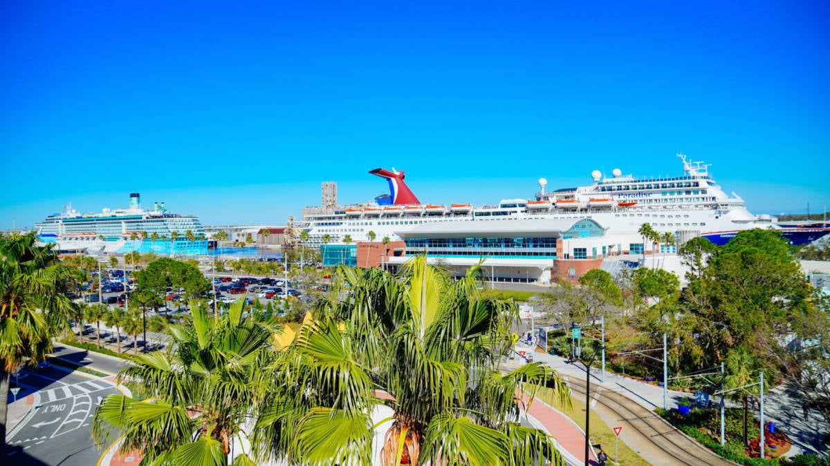 Cruise Ships Docked in Tampa, Florida