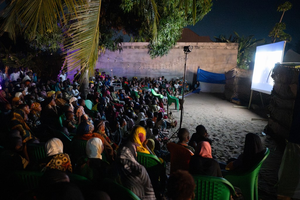 MEDEA Screening Audience in Tanzania. Captured by James Roh for Pura
