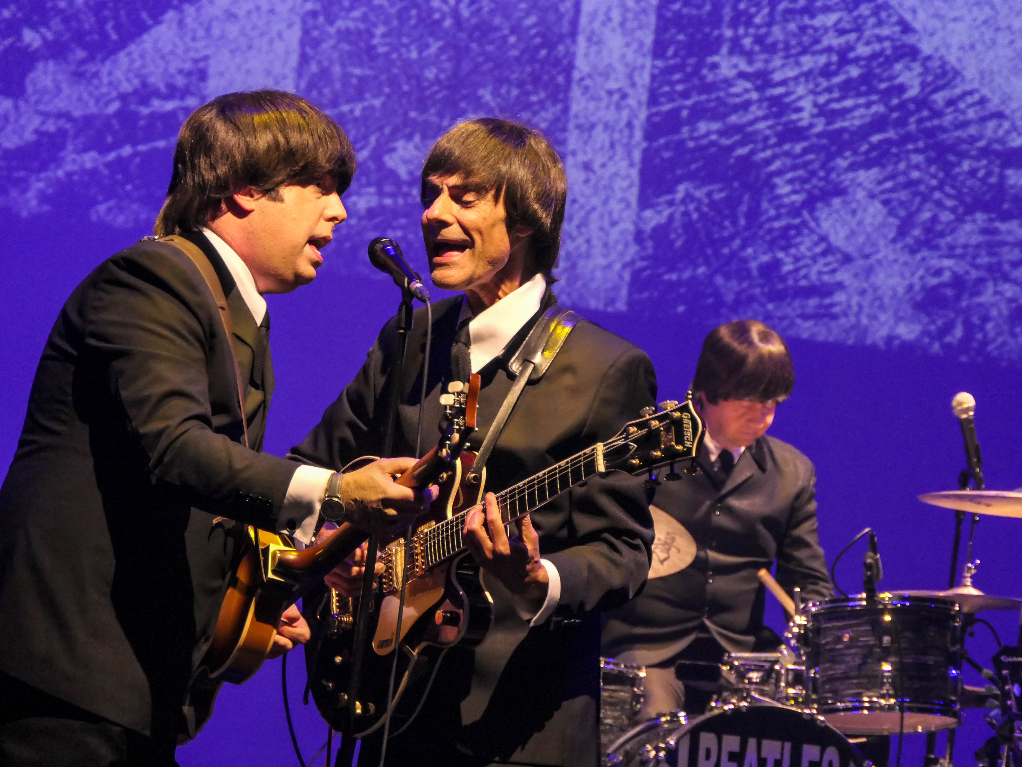 Beatles tribute band Abbey Road performs during 