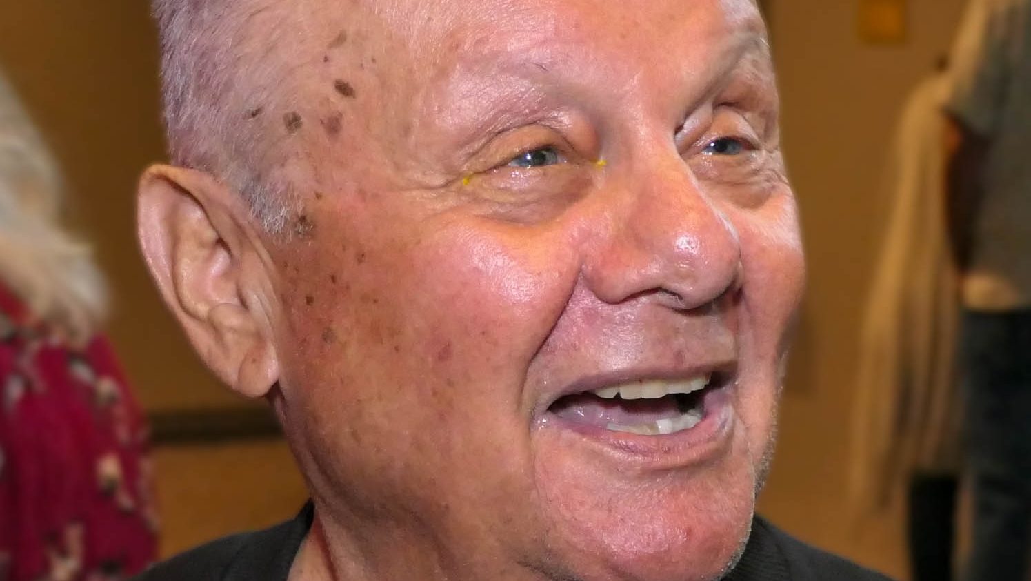 Bill Katz of Boynton Beach speaks with Sun Sentinel reporter...