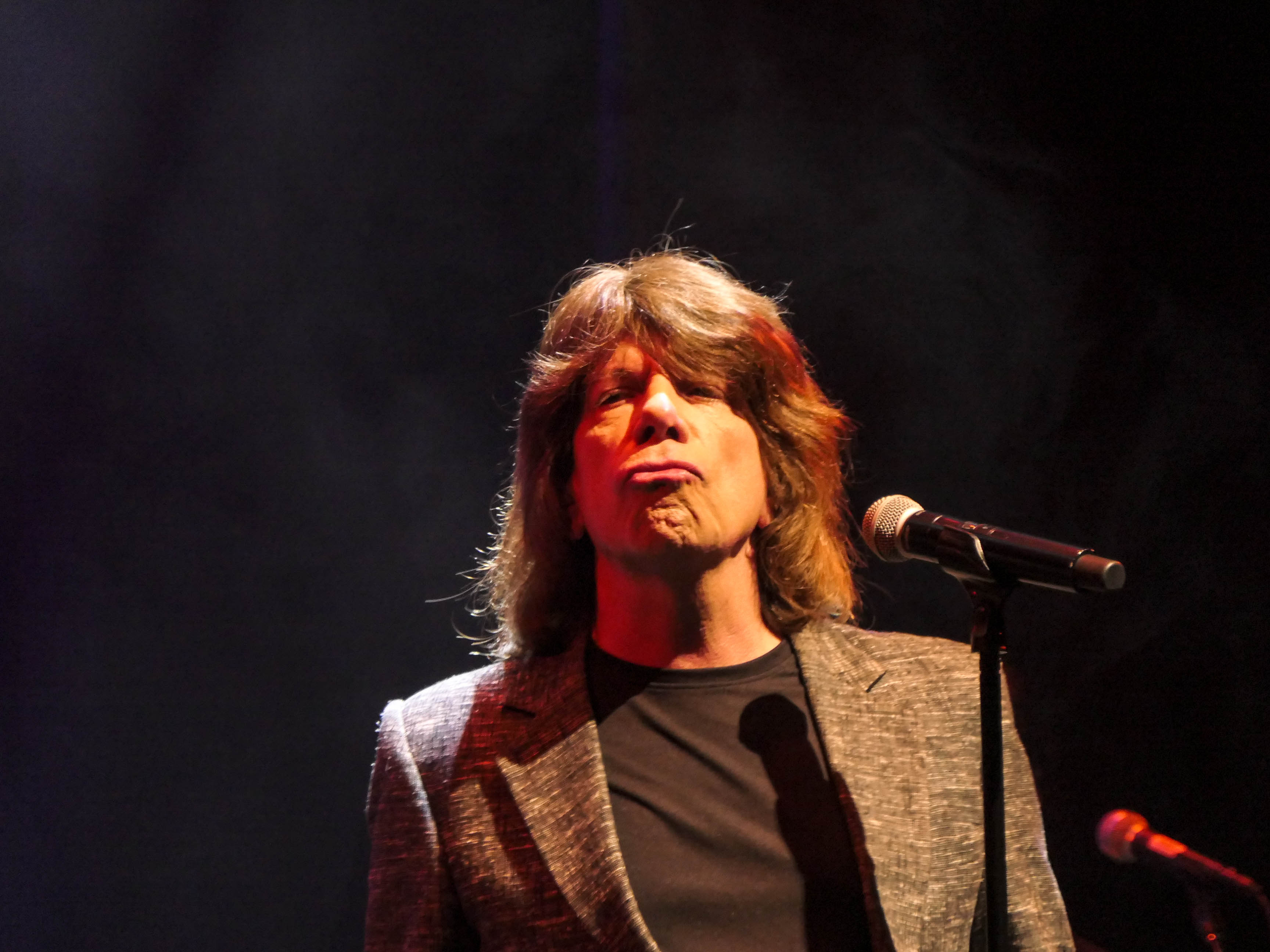 Satisfaction, portraying the Rolling Stones, performs during the 