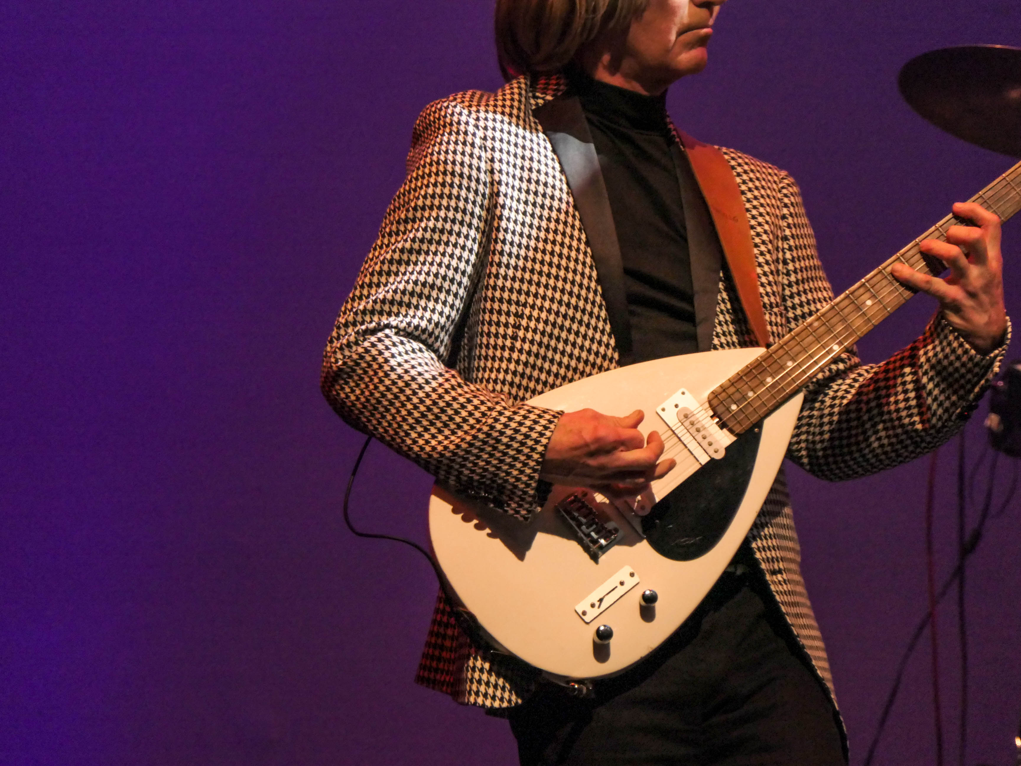 Satisfaction, portraying the Rolling Stones, performs during the 