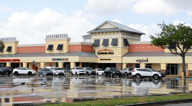 The Lauderhill Mall, seen on March 16, 2026, may see new construction on the land around it. Lauderhill Mall Investment LLC, which owns acres around the mall, wants to develop some of the vacant land to build a new mixed-use development that would contain a maximum of 233 multi-family dwelling units and over 13,000 square feet of commercial use. (Carline Jean/South Florida Sun Sentinel)