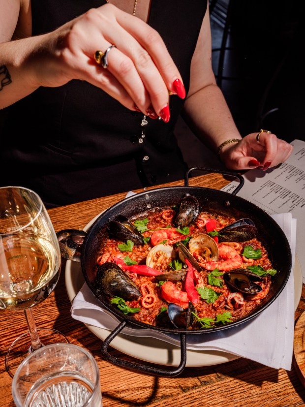 Rich paella, Spanish wines and tapas are offered at the new Barcelona Wine Bar at Sundy Village in Delray Beach. (Barcelona Wine Bar / Courtesy)