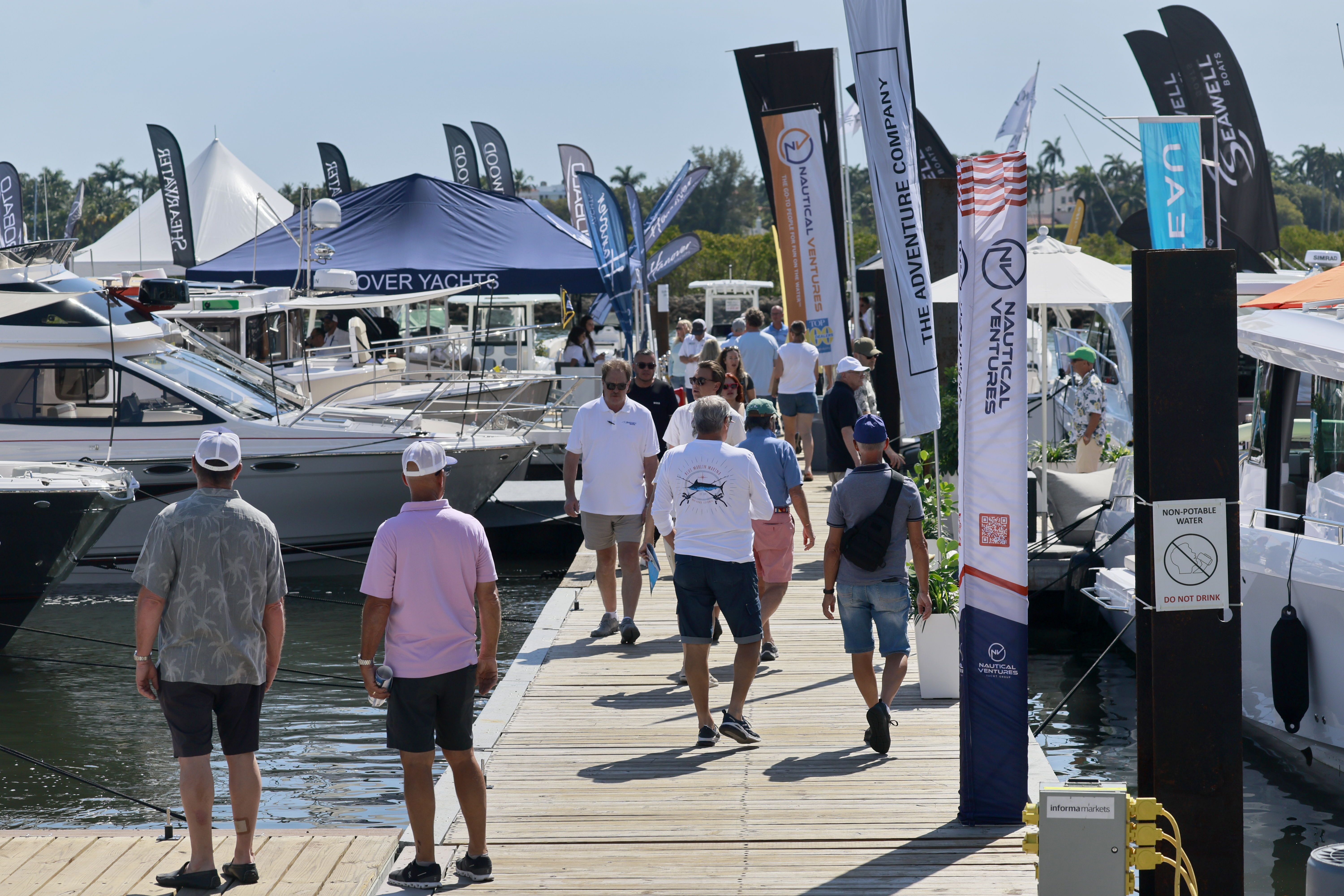 The 43rd Palm Beach International Boat Show is in full...