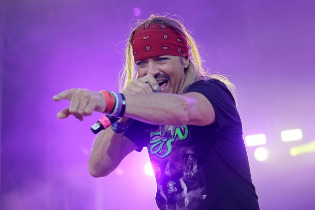Bret Michaels performs during Tortuga Music Festival at Fort Lauderdale Beach Park on Saturday, April 6, 2024. The festival continues through the weekend with headliner Jason Aldean (Sunday), along with a rich and varied lineup of supporting performers. (John McCall/South Florida Sun Sentinel)