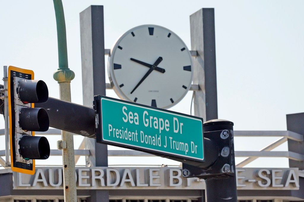 Legislators look to name part of Commercial Blvd. for Trump