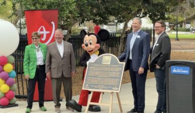 Orlando & Disney Unveil Plaque at the Site of Historic 'The Florida Project' Announcement