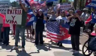 Cuban-Americans rally for freedom in communist nation