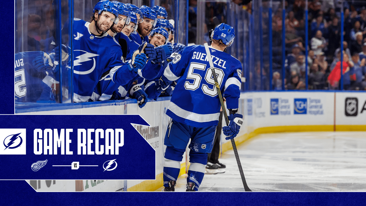 Recap: Lightning 4, Red Wings 1