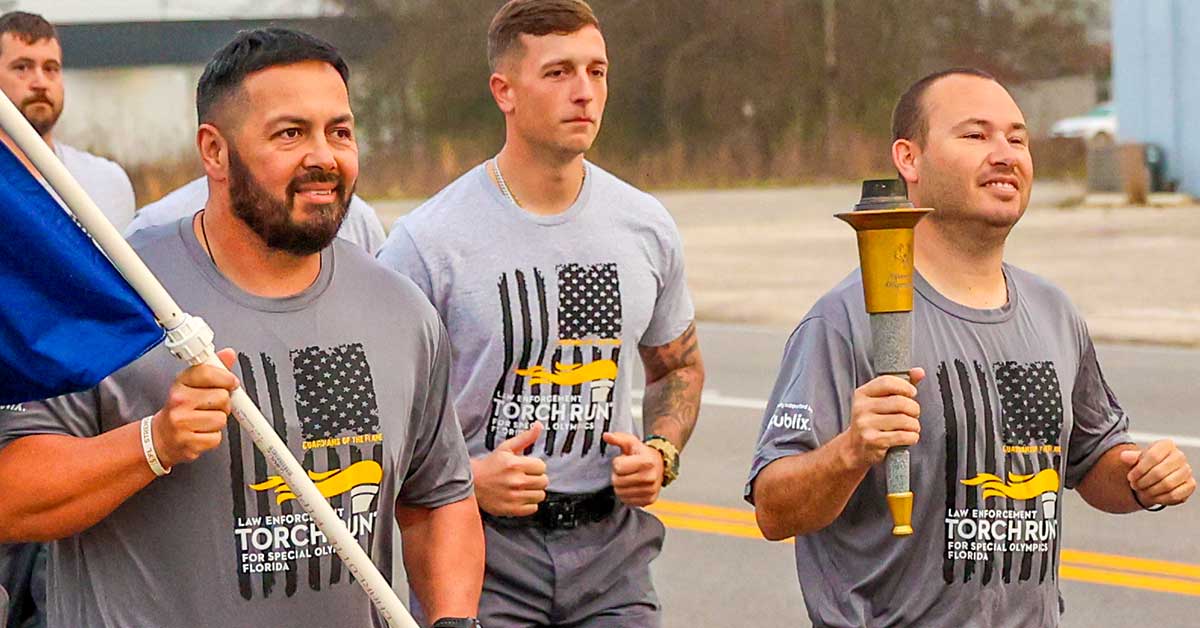 Florida Special Olympics Torch Run Begins In Century (With Gallery) : NorthEscambia.com