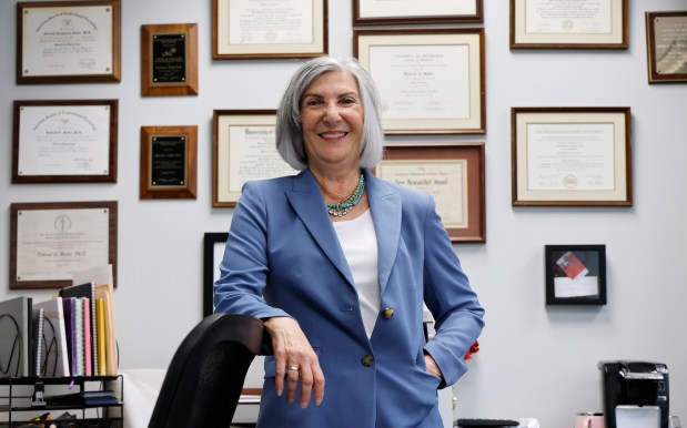 Deborah Beidel, who is the Executive Director of the UCF RESTORES program, on Tuesday, March 24, 2026. UCF RESTORES is an innovative program that helps first responders, military and others deal with the impact of on-the-job trauma through the use of virtual reality. (Ricardo Ramirez Buxeda/ Orlando Sentinel)