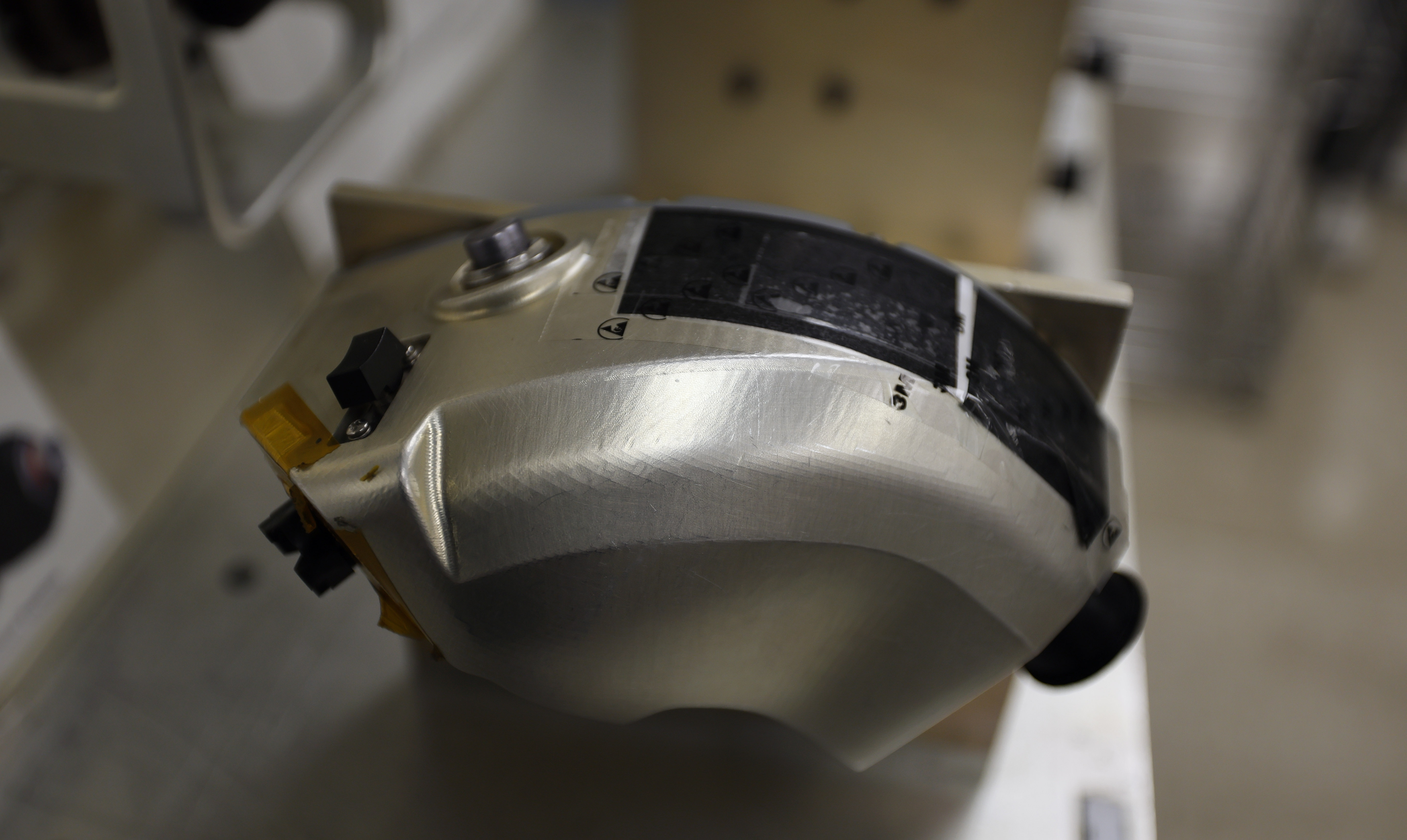 A cursor control device during a tour of the Honeywell...